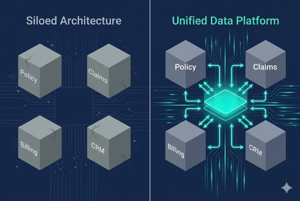 4 Essential Data Architecture Upgrades for Scaling Insurance AI 1 AI for Insurance data architecture